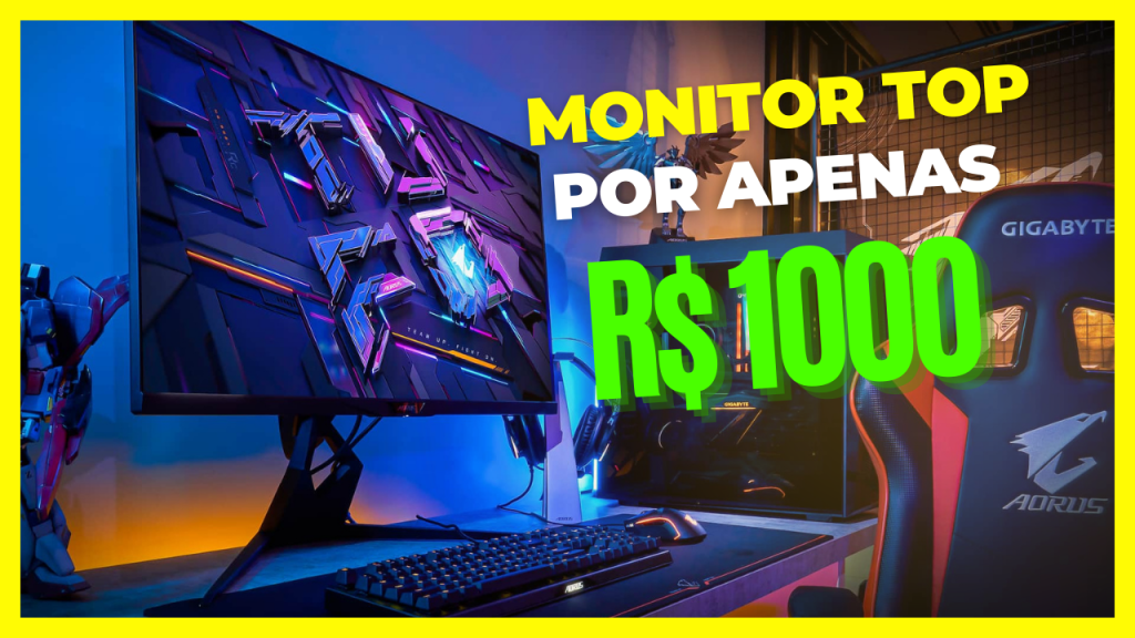 5 MELHORES MONITORES GAMER 144hz BARATOS EM 2023